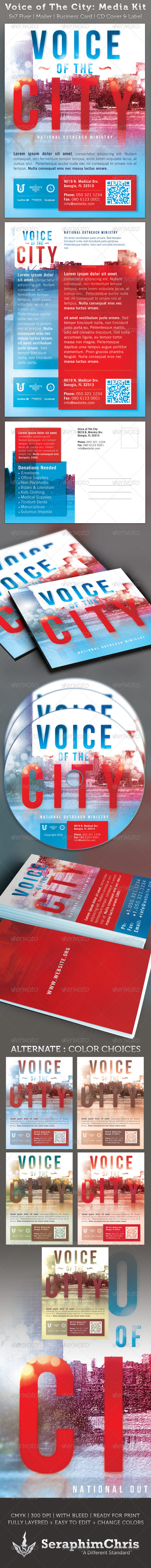 GraphicRiver Voice of The City Church Charity Media Kit 2283215 GraphicRiver Voice of The City Church Charity Media Kit 2283215