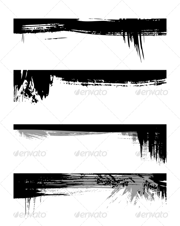 GraphicRiver Set of grunge edges 85271 GraphicRiver Set of grunge edges 85271