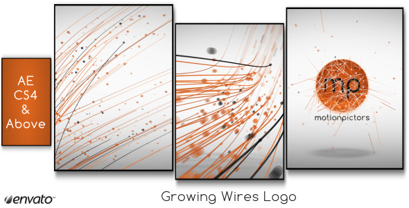 VideoHive Growing Wires Logo 2291859 VideoHive Growing Wires Logo 2291859