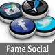 Fame Social Icons Set Fame Social Icons Set - GraphicRiver Item for Sale