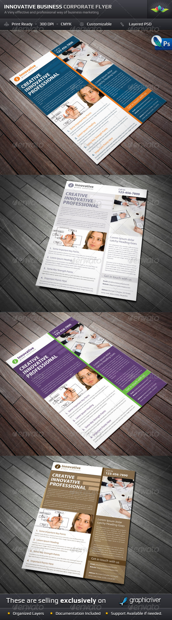 GraphicRiver Innovative Business Corporate Flyer 2310773 GraphicRiver Innovative Business Corporate Flyer 2310773