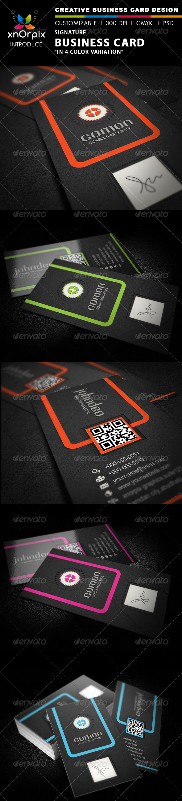 GraphicRiver Signature Business Card 2320305 GraphicRiver Signature Business Card 2320305