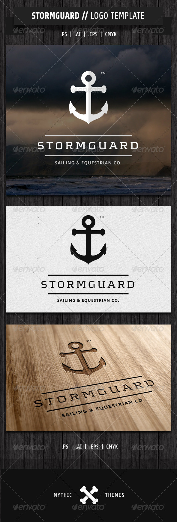 GraphicRiver Stormguard Sailing & Marine themed logo 2324225 GraphicRiver Stormguard Sailing & Marine themed logo 2324225