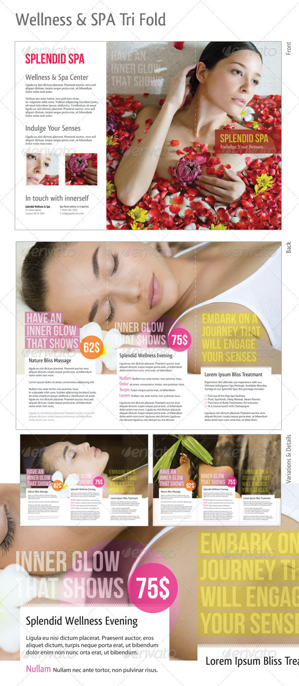GraphicRiver Tri-fold Wellness & Spa 263265 GraphicRiver Tri-fold Wellness & Spa 263265