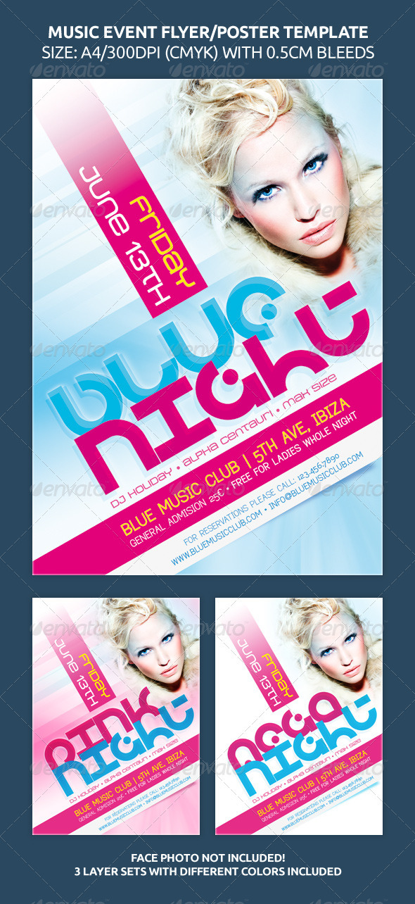 GraphicRiver Music Event Flyer Poster Template 263326 GraphicRiver Music Event Flyer Poster Template 263326