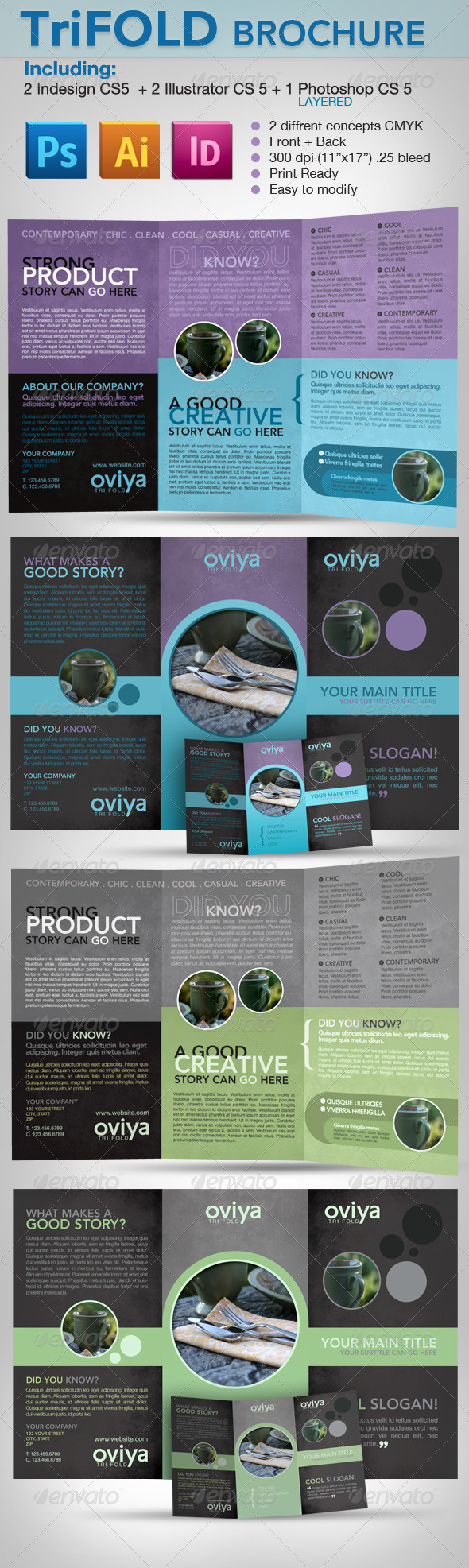 GraphicRiver Trifold Brochure Indesign Illustrator & photosh 2301460 GraphicRiver Trifold Brochure Indesign Illustrator & photosh 2301460