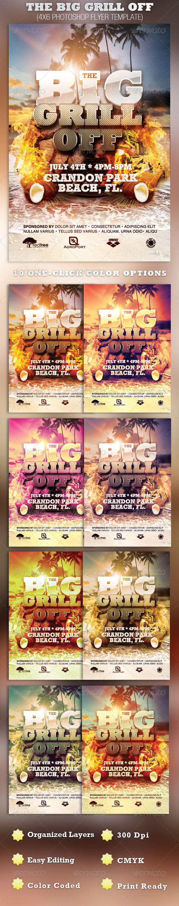 GraphicRiver The Big Grill Off Flyer Template 2353519 GraphicRiver The Big Grill Off Flyer Template 2353519