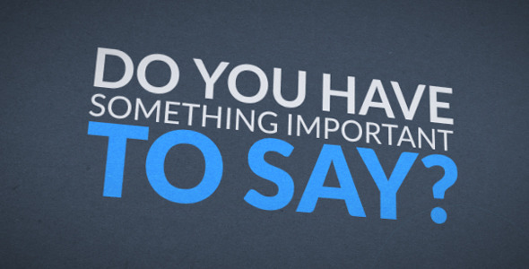 VideoHive Typography Promo 2348579 VideoHive Typography Promo 2348579