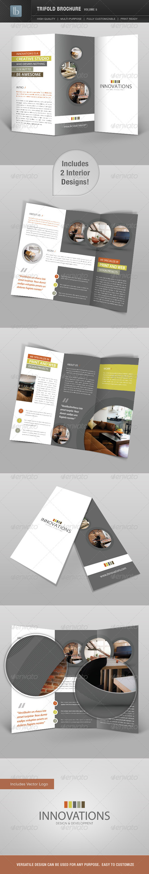 GraphicRiver Trifold Brochure Volume 5 2363921 GraphicRiver Trifold Brochure Volume 5 2363921