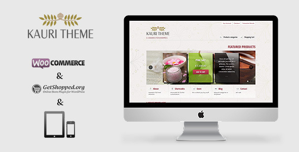ThemeForest Kauri responsive theme for WP e-Commerce 1939210 ThemeForest Kauri responsive theme for WP e-Commerce 1939210