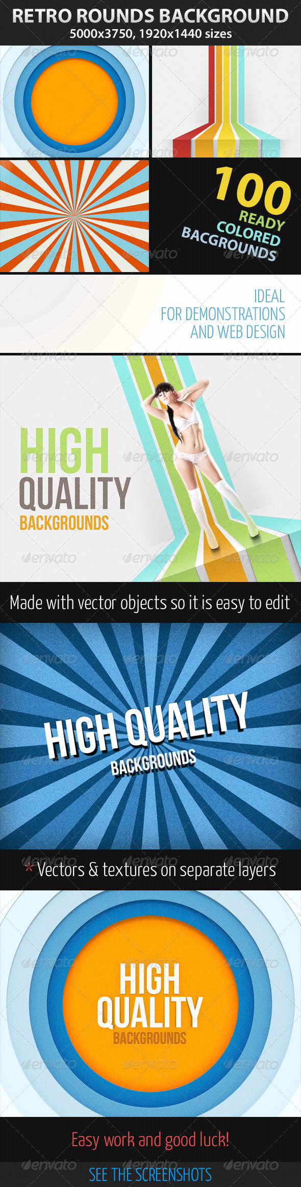 GraphicRiver Retro Backgrounds Mega Bundle 2375189 GraphicRiver Retro Backgrounds Mega Bundle 2375189