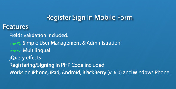 CodeCanyon Register Sign In Mobile Form 1215945 CodeCanyon Register Sign In Mobile Form 1215945