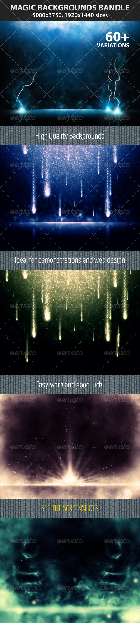 GraphicRiver Magic Backgrounds Bandle 2379237 GraphicRiver Magic Backgrounds Bandle 2379237