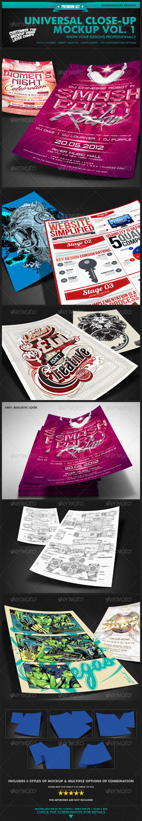 GraphicRiver Universal Closeup Mockup Vol 1 Premium Kit 2384558 GraphicRiver Universal Closeup Mockup Vol 1 Premium Kit 2384558
