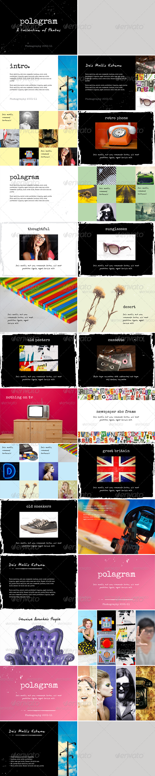 GraphicRiver Photogram Photo Album or Folio 2361362 GraphicRiver Photogram Photo Album or Folio 2361362