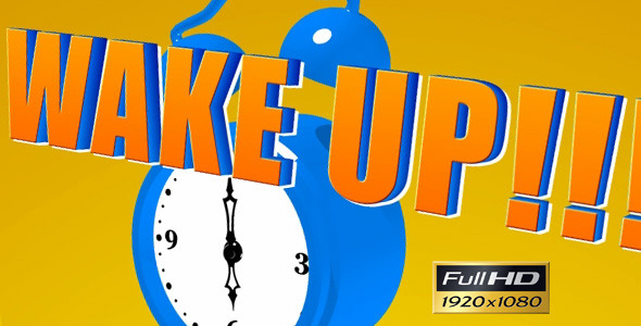 VideoHive Cartoon Alarm Clock 2393406 VideoHive Cartoon Alarm Clock 2393406