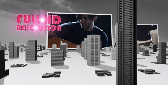 VideoHive 3D City Top Of The World 2393449 VideoHive 3D City Top Of The World 2393449