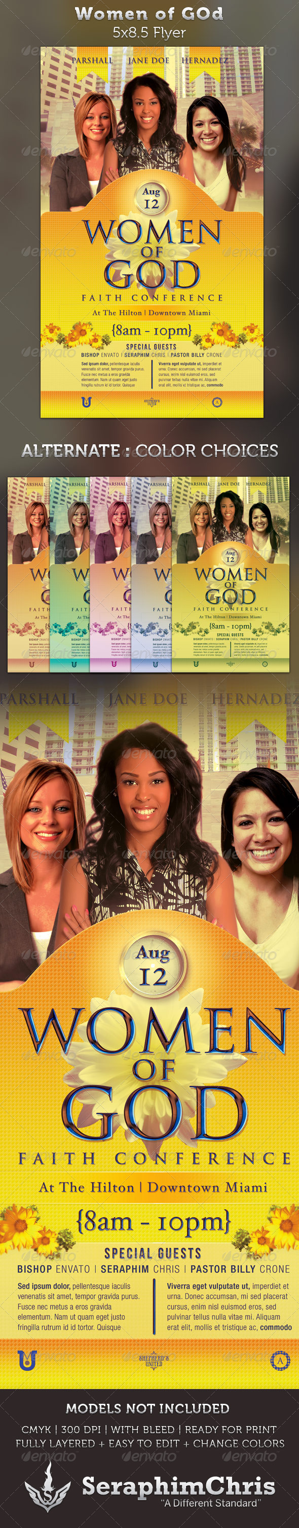 GraphicRiver Women of God Faith Conference 5x8.5 Flyer Template 2396076 GraphicRiver Women of God Faith Conference 5x8.5 Flyer Template 2396076