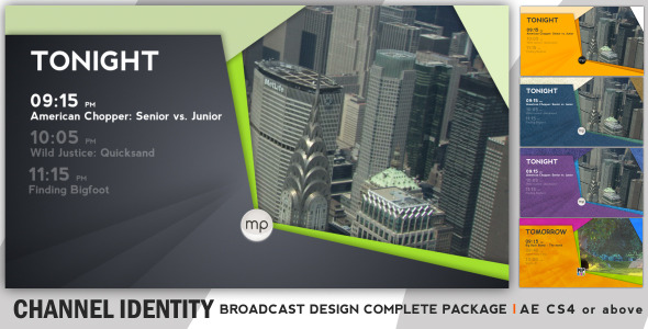 After Effects Project - VideoHive Broadcast Complete Package Channel Identi ...