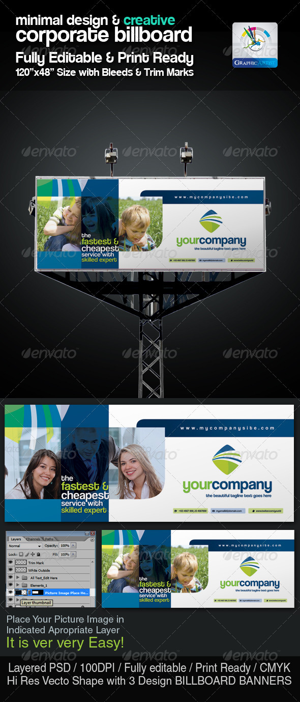 GraphicRiver Minimal & Creative Corporate Billboard 2404652 GraphicRiver Minimal & Creative Corporate Billboard 2404652