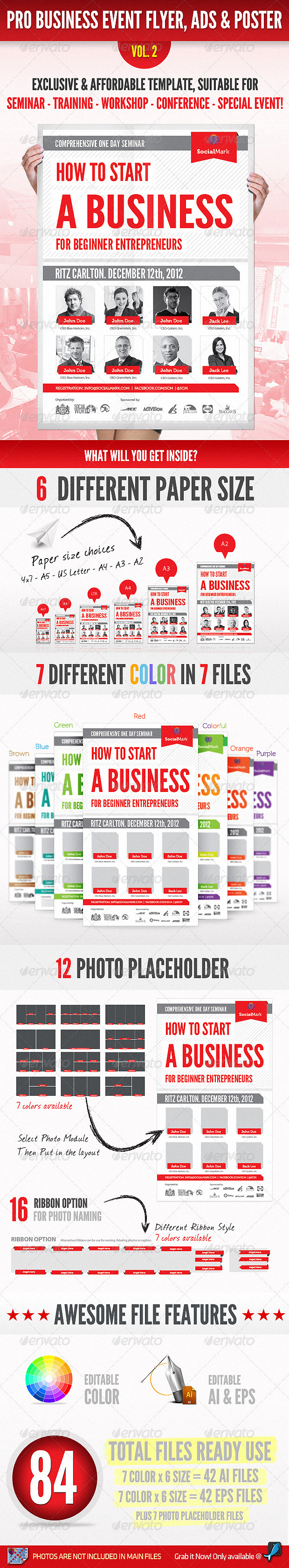 GraphicRiver Business Event Flyer Advertisement & Poster Vol.2 2405505 GraphicRiver Business Event Flyer Advertisement & Poster Vol.2 2405505
