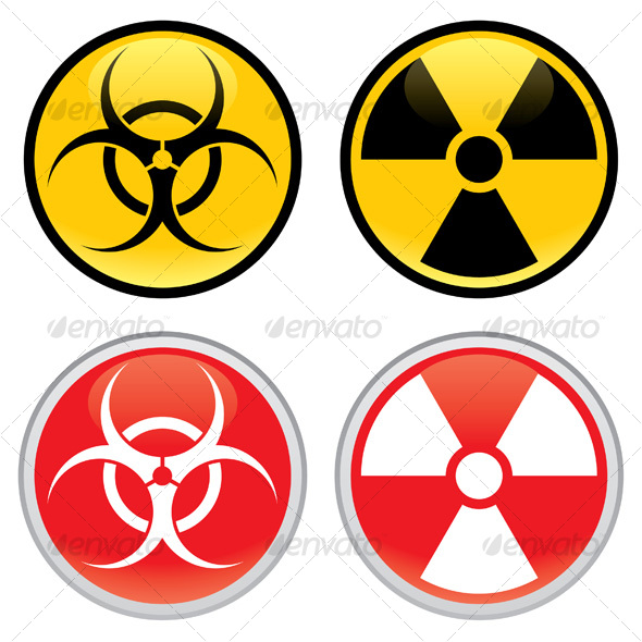 GraphicRiver Biohazard and Radioactive Warning Signs 89077 GraphicRiver Biohazard and Radioactive Warning Signs 89077