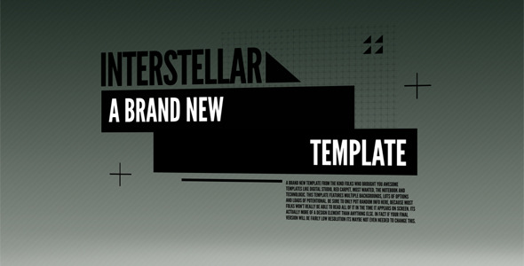 After Effects Project - VideoHive Interstellar 273057 After Effects Project - VideoHive Interstellar 273057