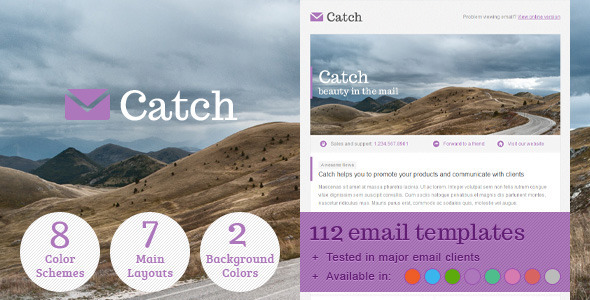 ThemeForest Catch Email Template 2433374 ThemeForest Catch Email Template 2433374