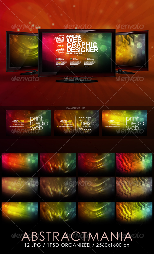 GraphicRiver Abstract Mania Backgrounds 89399 GraphicRiver Abstract Mania Backgrounds 89399