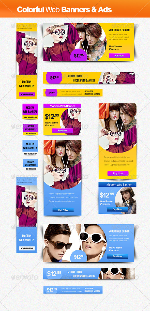 GraphicRiver Colorful Banner & Ads 2449905 GraphicRiver Colorful Banner & Ads 2449905