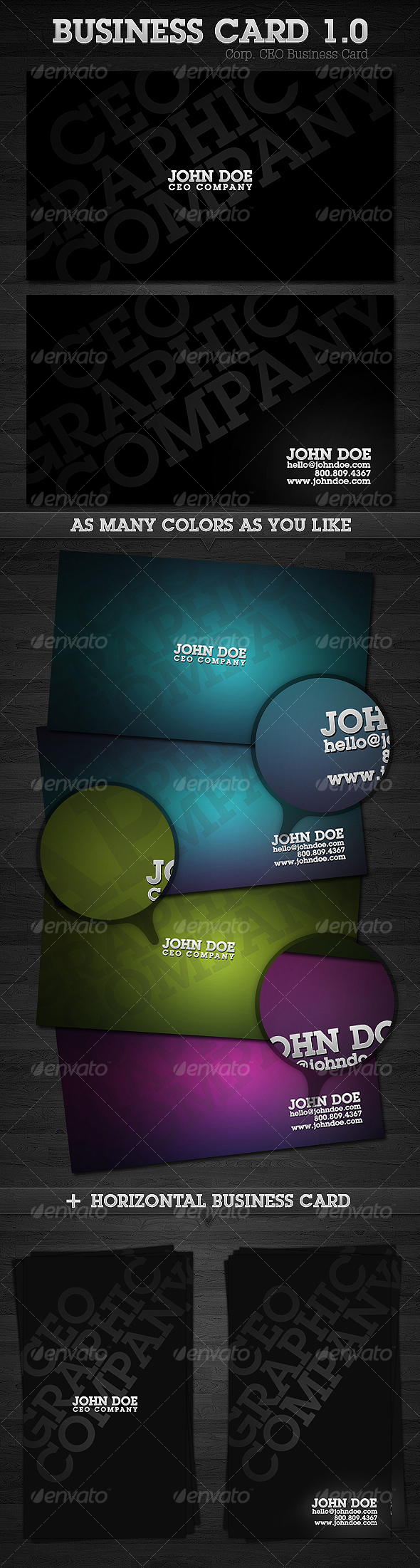 GraphicRiver Corp CEO Business Card 1.0 78417 GraphicRiver Corp CEO Business Card 1.0 78417