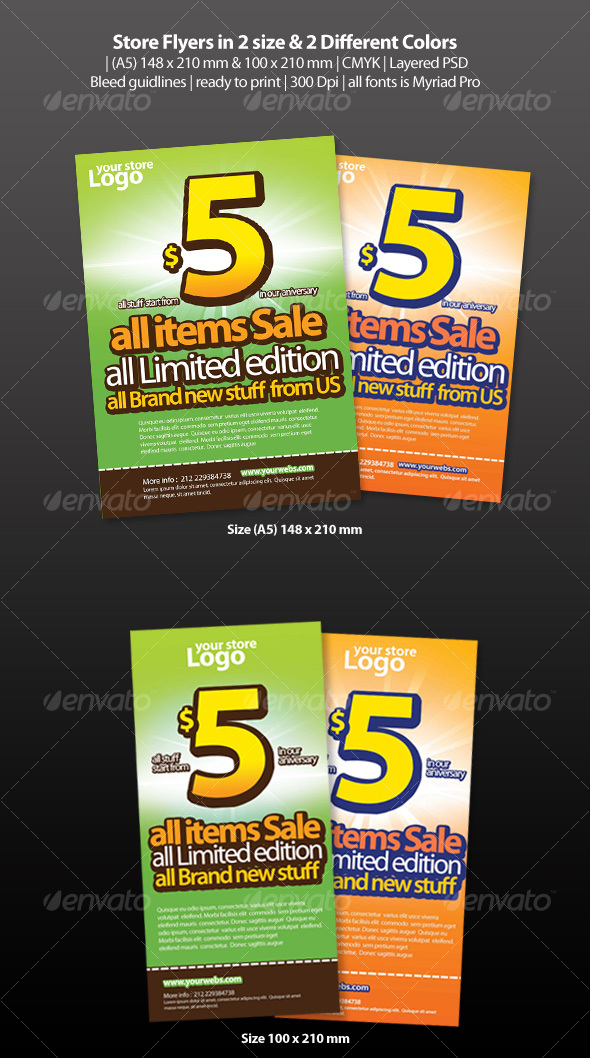 GraphicRiver Store Flyers 89917 GraphicRiver Store Flyers 89917