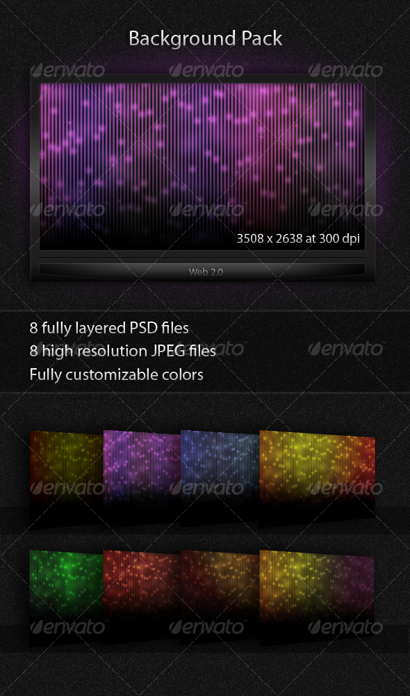 GraphicRiver Background Pack WEB 2.0 Style v2 90019 GraphicRiver Background Pack WEB 2.0 Style v2 90019