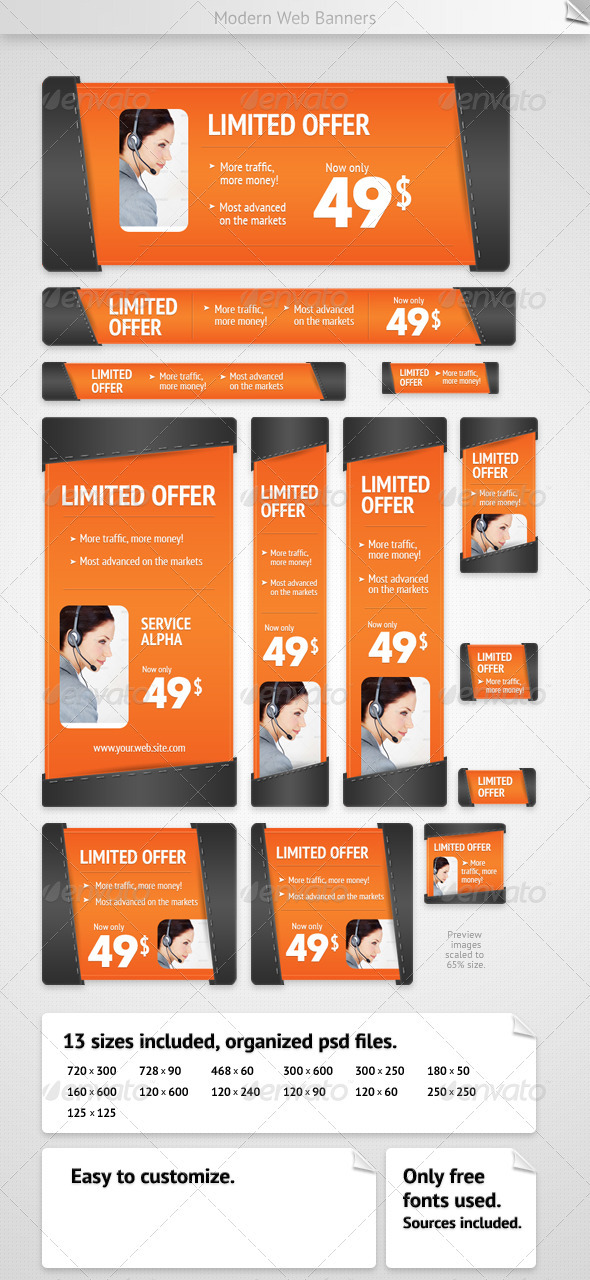 GraphicRiver Modern Web Banners 2460481 GraphicRiver Modern Web Banners 2460481
