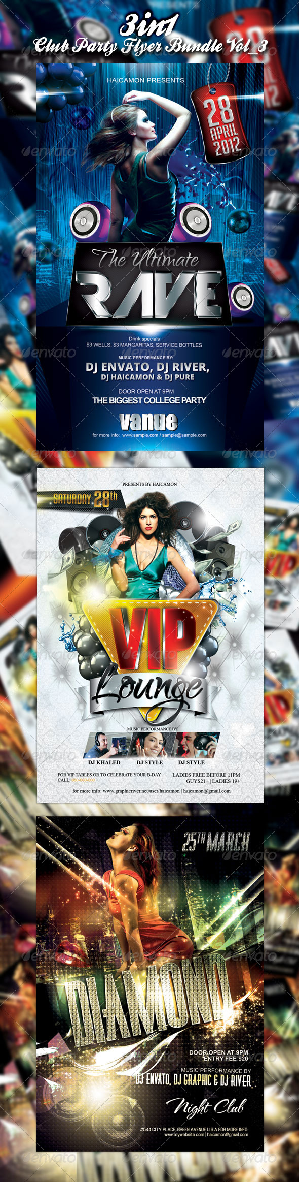GraphicRiver Club Event Party Flyer Bundle Vol 3 2339318 GraphicRiver Club Event Party Flyer Bundle Vol 3 2339318