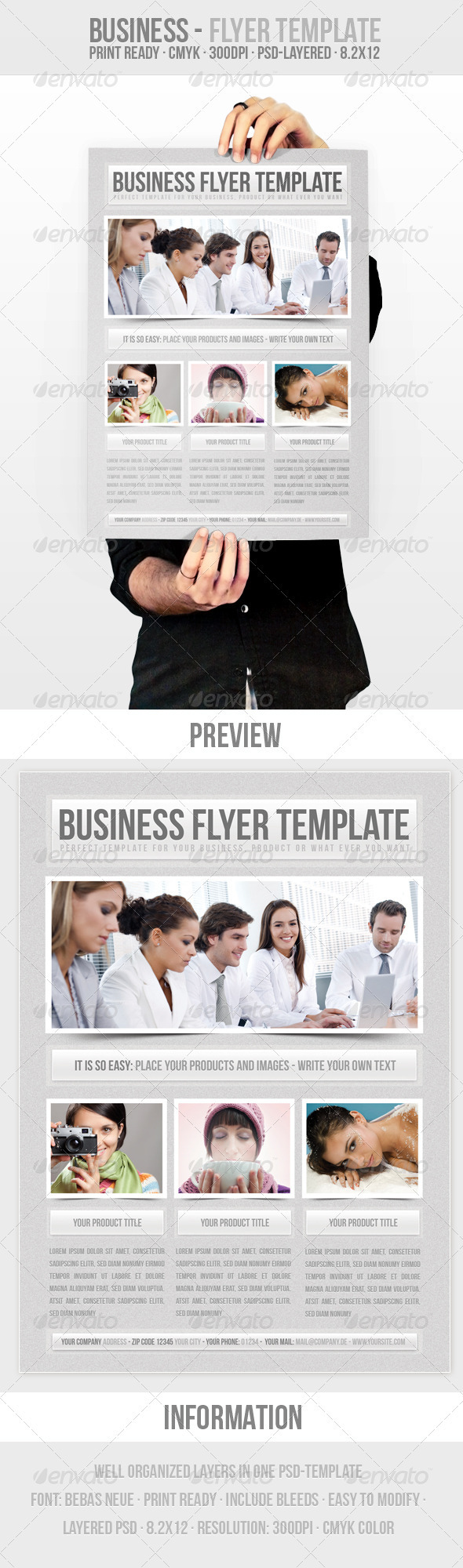 GraphicRiver Business Flyer Template 280534 GraphicRiver Business Flyer Template 280534