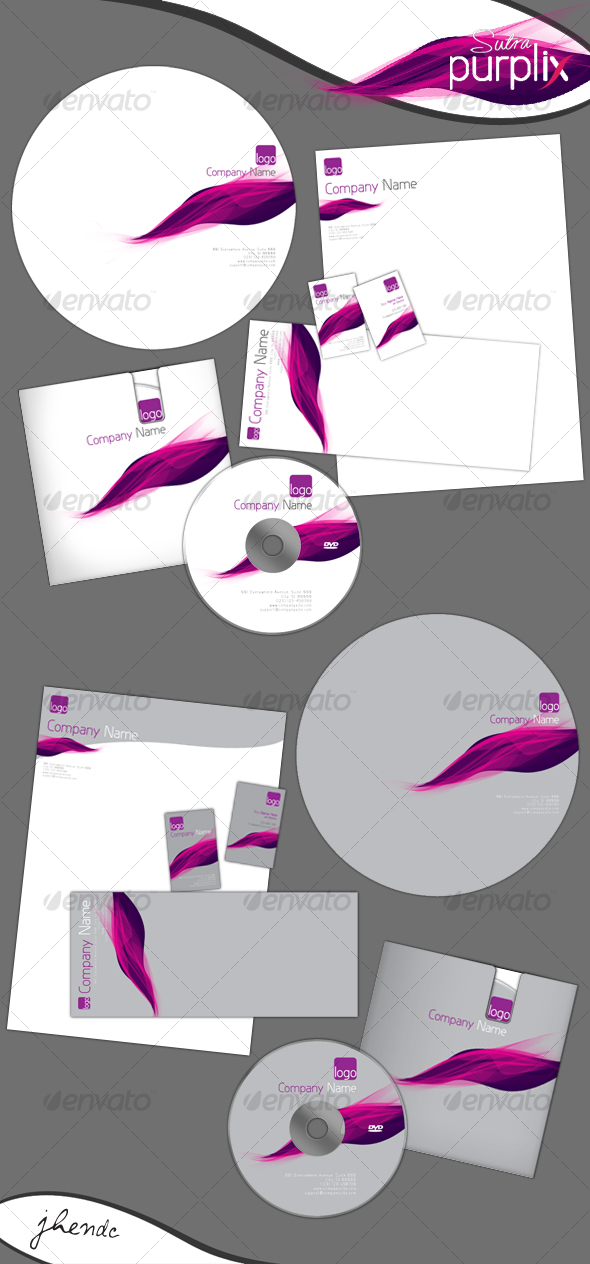 GraphicRiver Purplix-sutra Corporate Identity 86081 GraphicRiver Purplix-sutra Corporate Identity 86081