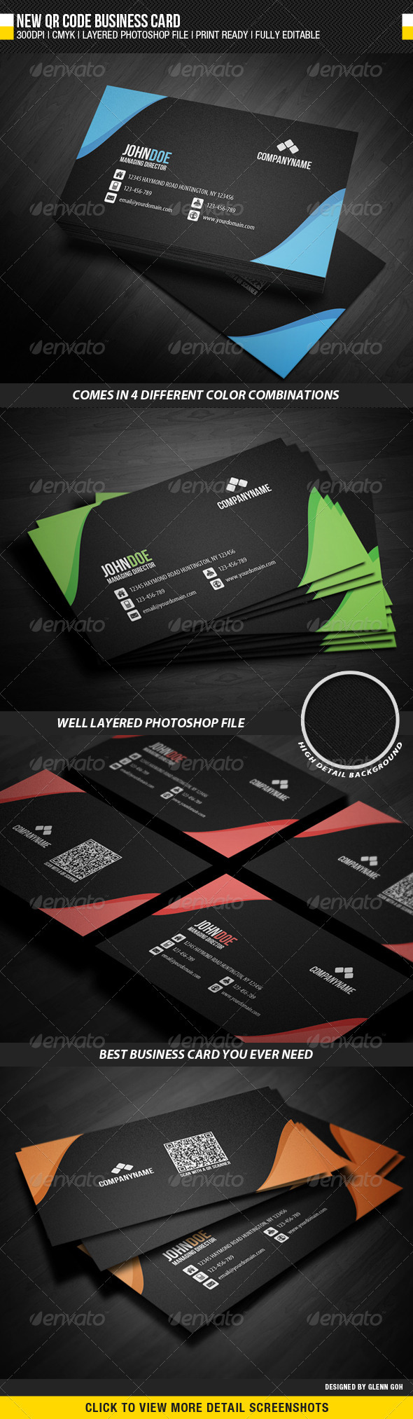 GraphicRiver New QR Code Business Card 2512920 GraphicRiver New QR Code Business Card 2512920