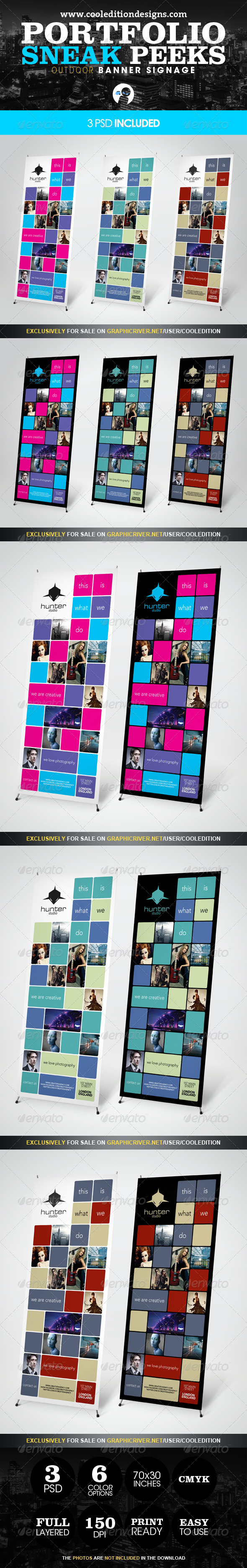 GraphicRiver Portfolio Sneak Peeks Outdoor Banner Signage 2515338 GraphicRiver Portfolio Sneak Peeks Outdoor Banner Signage 2515338