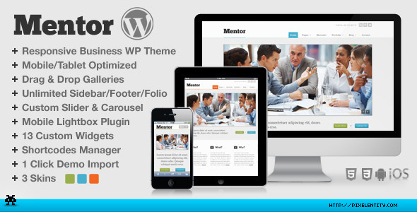 ThemeForest Mentor Premium Responsive HTML5 WordPress Theme 2560147 ThemeForest Mentor Premium Responsive HTML5 WordPress Theme 2560147
