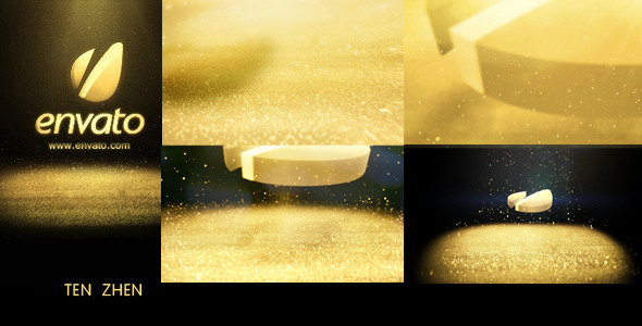 After Effects Project - VideoHive Gold particles Reveal 2551342