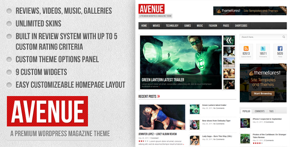Themeforest - Avenue - A WordPress Magazine Theme(LATEST 1.2.3) Themeforest - Avenue - A WordPress Magazine Theme(LATEST 1.2.3)