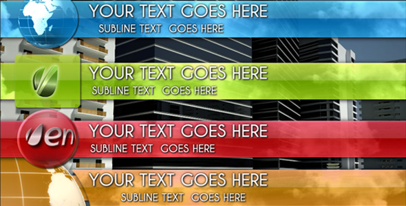 After Effects Project - VideoHive Glossy Lower Third Pack 93895 After Effects Project - VideoHive Glossy Lower Third Pack 93895