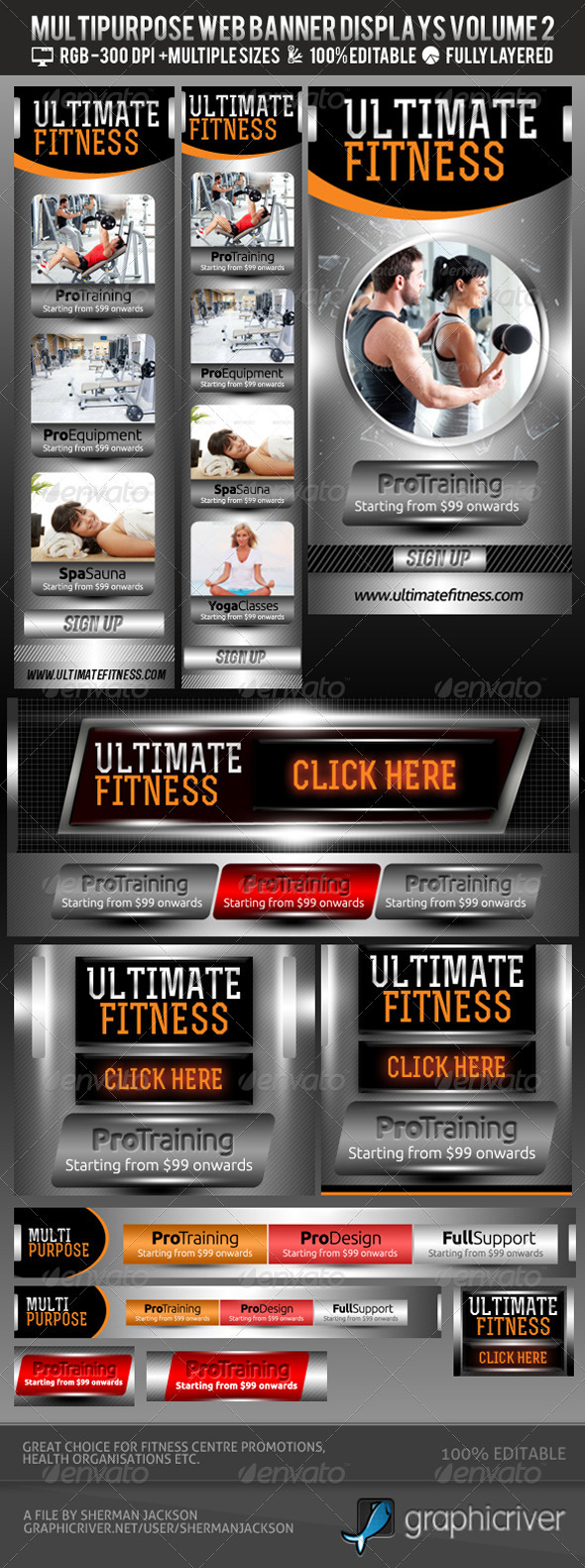 GraphicRiver Multipurpose Web Banner & Ad Kit Vol.2 2585265 GraphicRiver Multipurpose Web Banner & Ad Kit Vol.2 2585265