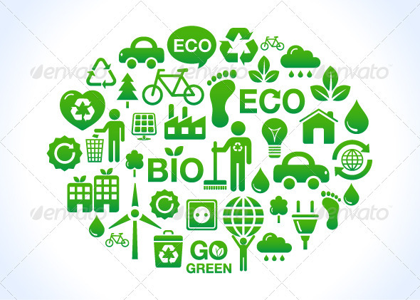 GraphicRiver Eco world clean planet icons set 2598176 GraphicRiver Eco world clean planet icons set 2598176