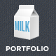 Milk - One page portfolio Milk - One page portfolio - ThemeForest Item for Sale