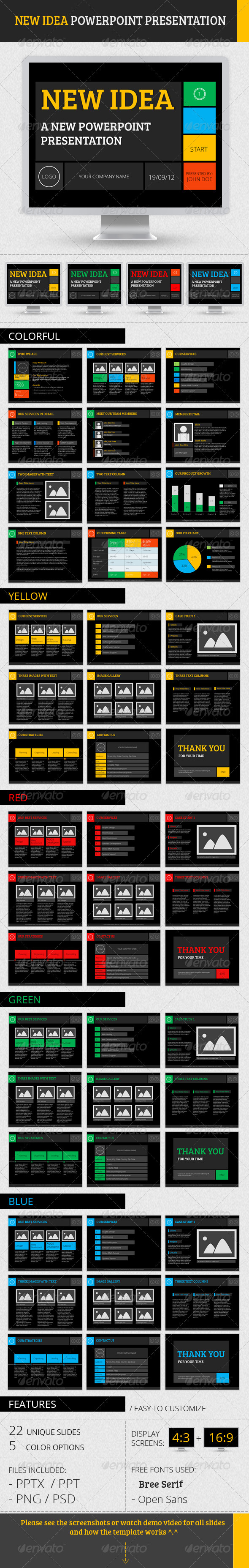 GraphicRiver New Idea PowerPoint Presentation 2611781 GraphicRiver New Idea PowerPoint Presentation 2611781