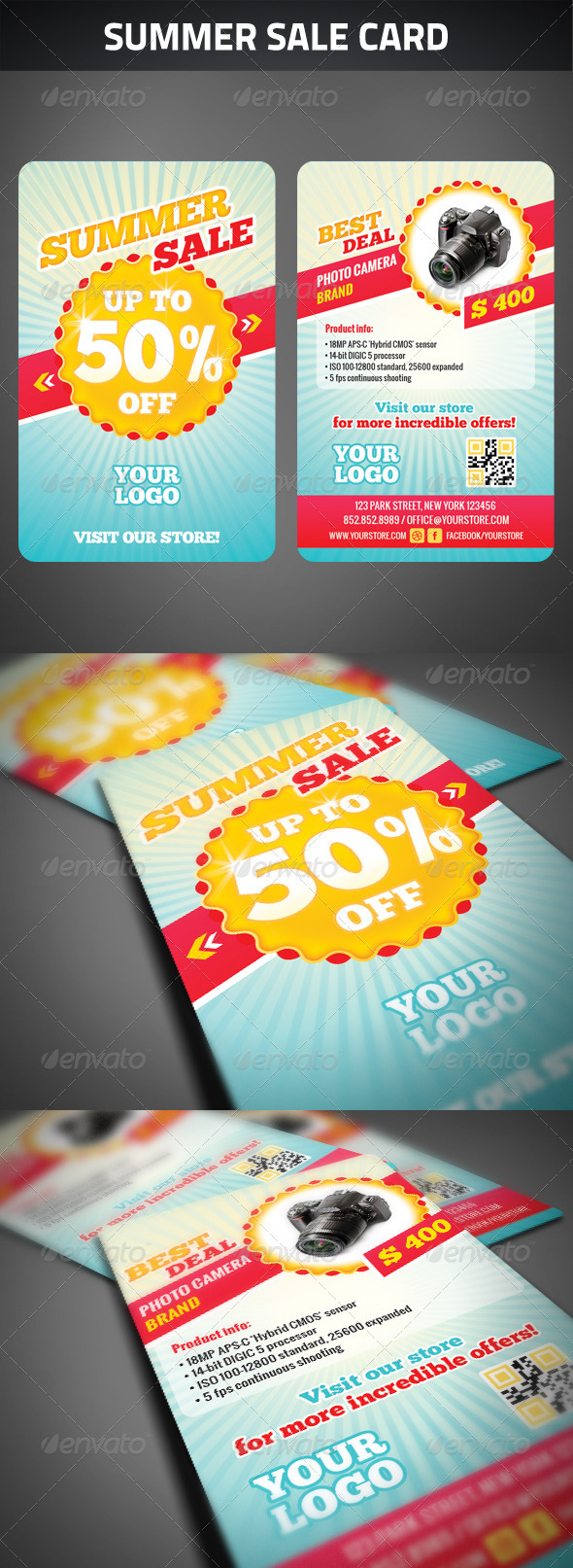 GraphicRiver Summer Sale Card 2613850 GraphicRiver Summer Sale Card 2613850