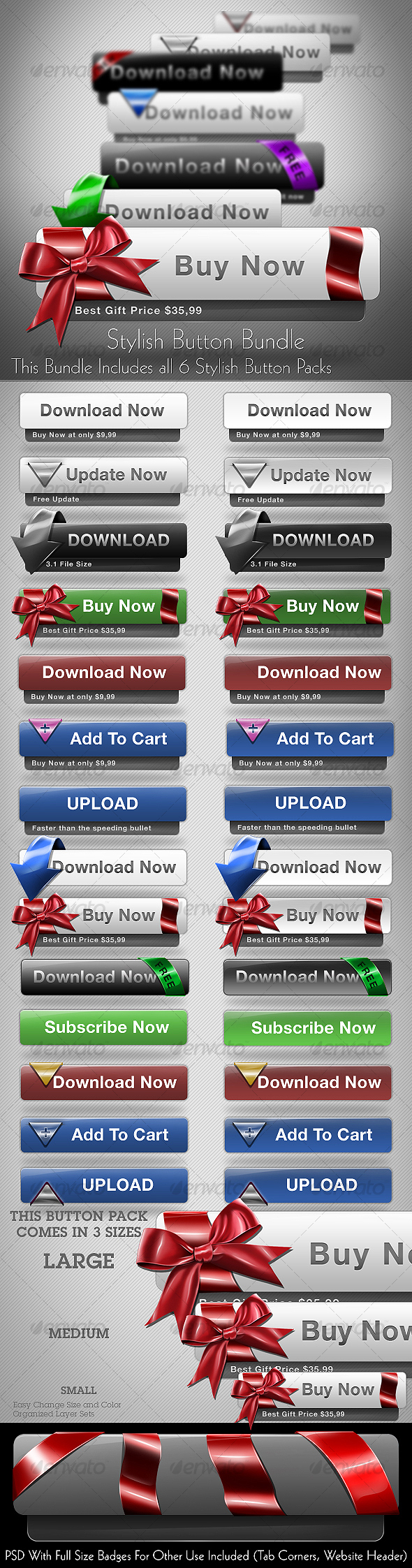 GraphicRiver Stylish Button Bundle 82374 GraphicRiver Stylish Button Bundle 82374