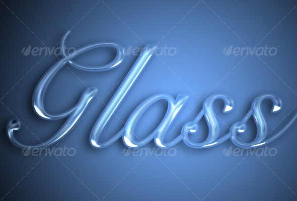 GraphicRiver Glass text effect 95039 GraphicRiver Glass text effect 95039